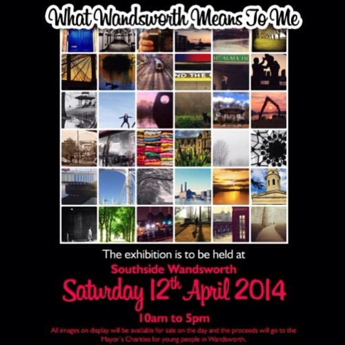 Come to Wandsworth this Saturday to see an Instagram Exhibition! #mywandsworth will have pictures from Instagramers at Southside Shopping Centre. Pop along an buy a picture to raise money for the Mayor of Wandsworth’s Charity. 10-5pm! See you...