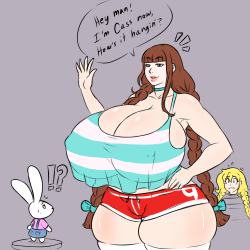 theycallhimcake:  franktoniusart: franktoniusart:  @theycallhimcake Somethings off about Cassie recently…  Got asks for a headless version so why not. But why are they so distressed?  I just can’t put my finger on it!