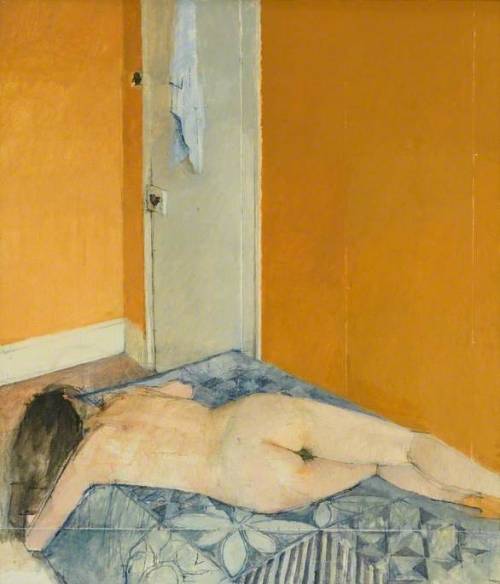 ubu507: Interior: Nude on a Bed Patrick George (1923–2016) Arts Council Collection, Southbank 