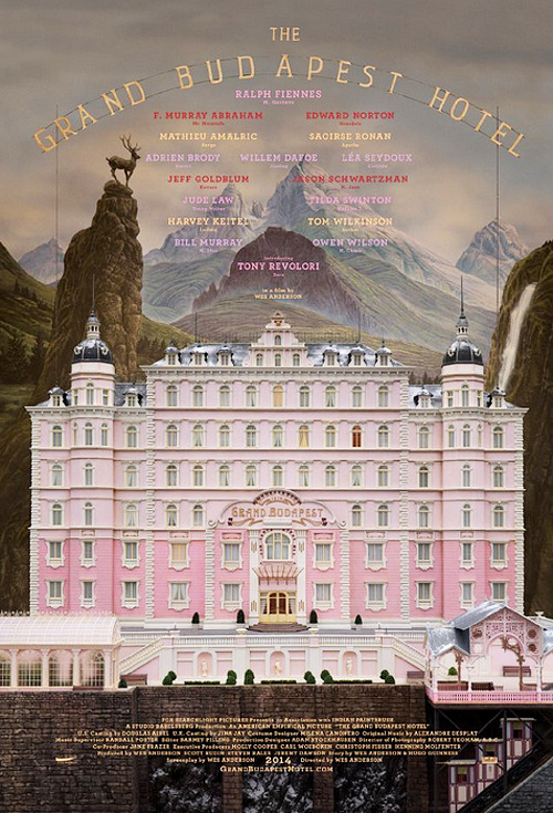 howtocatchamonster:  New poster for Wes Anderson’s The Grand Budapest Hotel (2014) 