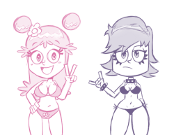 sb99doodles:A weekend’s worth of AmiYumi