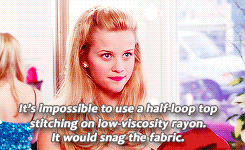 merrymagicalbroad:  Let me tell you a fucking thing about costume design. That’s some in depth, difficult shit to learn. And the fact that this goddess can ramble this shit off the cuff means she knows her shit. ELLE WOODS IS A GODAMNED GENIUS AND IT’s