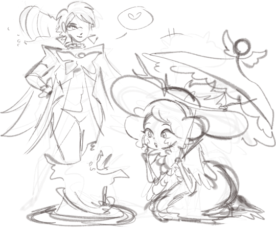 camalilium:  Bayonetta x Eclipsa WIP