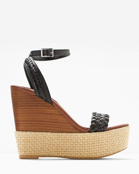 dailyheels:White House | Black Market Braided Wedge Sandals #whbm