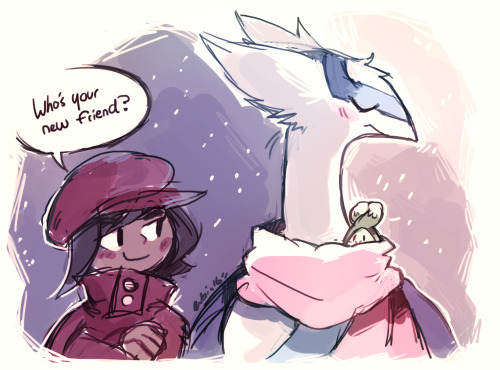 nokocchi:  Time to draw a non commission drawing, I say, as I draw the impossibly that is snow in Iw