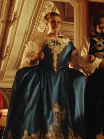 germanaustriannoblesandroyals:Period Drama Fashion: Archduchess Maria Theresia of Austria in Maria T