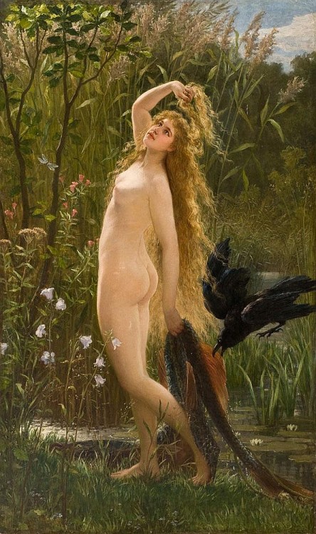 Gustav Graef (1821-1895), ‘The Soul of the Water Dragon’, 1886