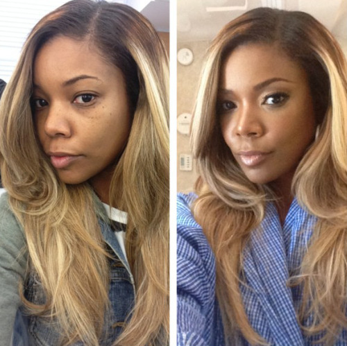 rafi-dangelo:42-year-old Gabrielle Union took a no-makeup selfie because God is good all the time an