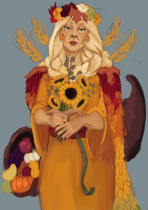 Demeter From Hades But Make It Autumn