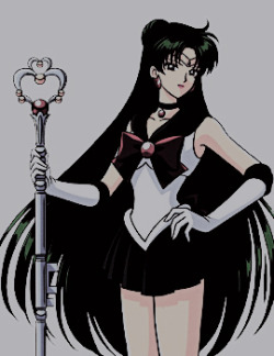 serizawazs: Guarded by Pluto, planet of time. I am the soldier of revolution, Sailor Pluto!  