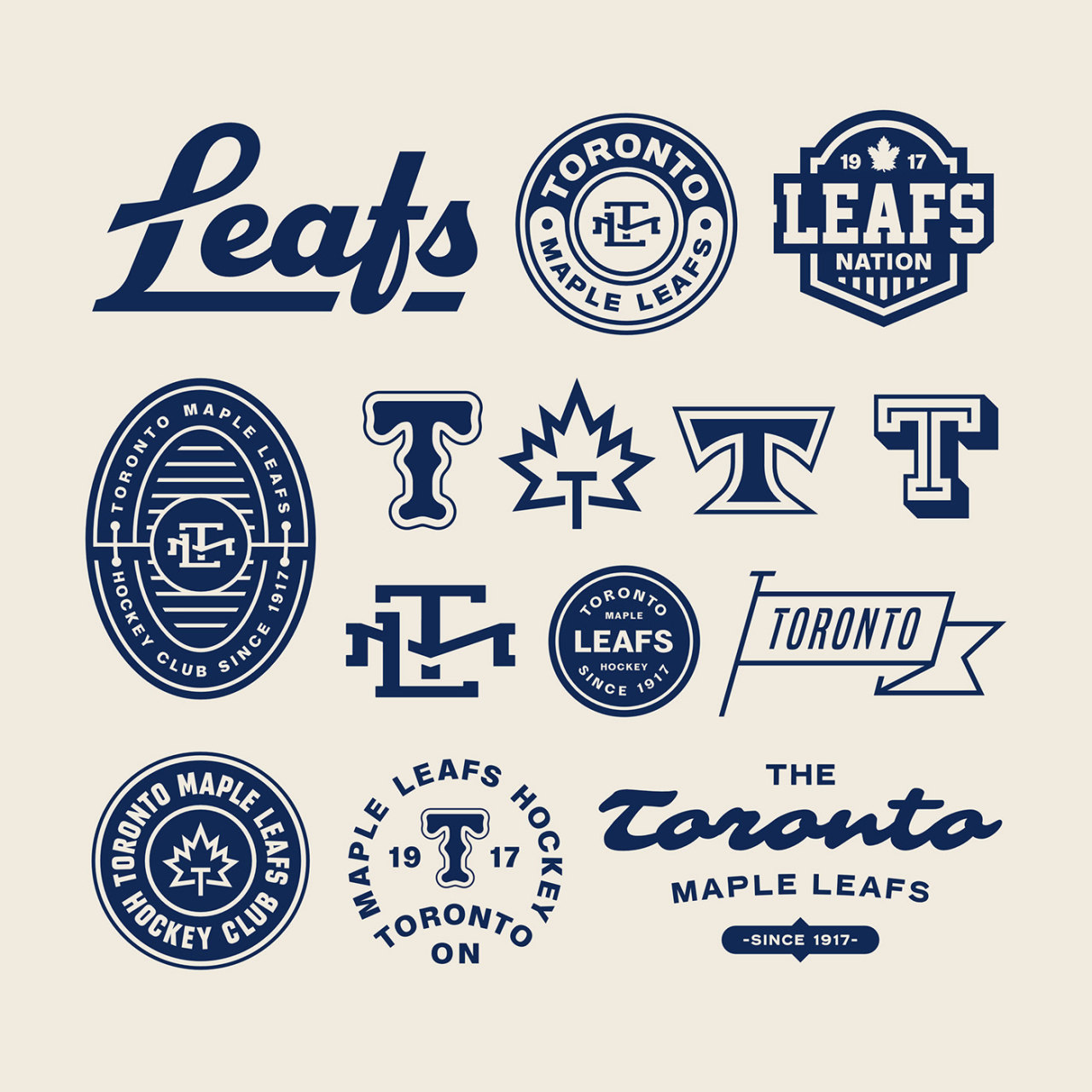 NHL Original Six badge Collection — Luc Sauve Design