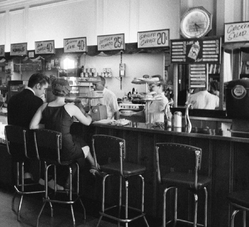 rrrick:Elvis at the Jefferson Hotel Coffee Shop - 1956