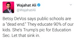 alanaisalive: liberalsarecool: DeVos has