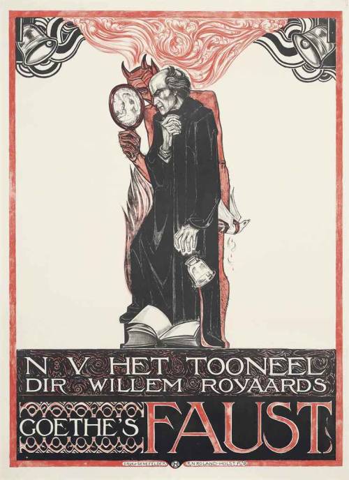 Advertisment for Johann Wolfgang von Goethe’s play, Faust, (1808), Richard Nicolaüs Roland Hol