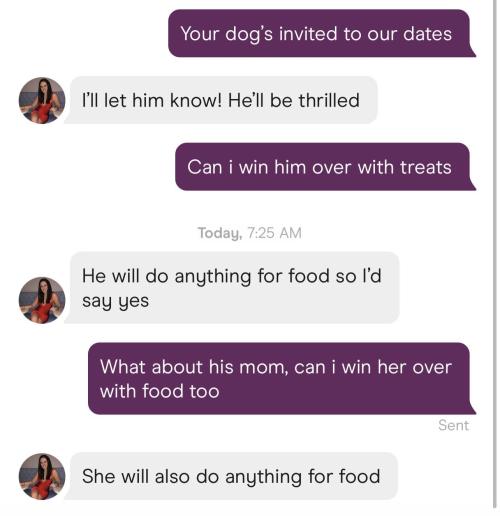 tinderventure: Anything for food