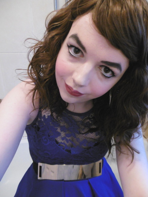PicturesGorgeous new Blue Party Dress, hope to go out in this someday! <3