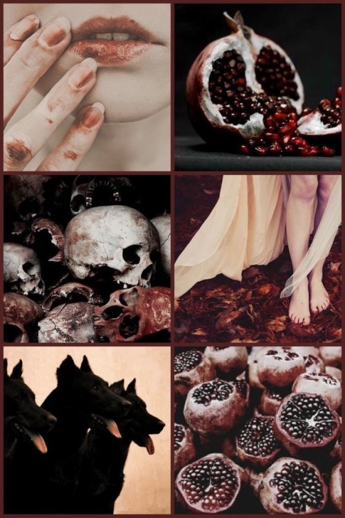 unspoken-melodies:Greek Mythology Moodboards - Persephone