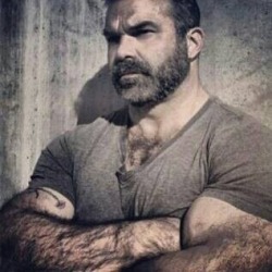 cumshotsandkisses:  cumshotsandkisses😘:  OMG he is so muscular, handsome, sexy, and hairy - WOOF my dream man.