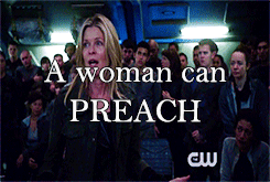  A woman can preach. A woman can work. A