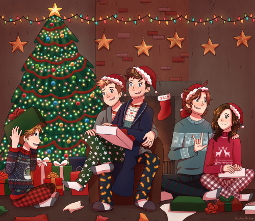 archervale:Merry Christmas from the Bunker Family! Hope you all have a fantastic day ily! ✨