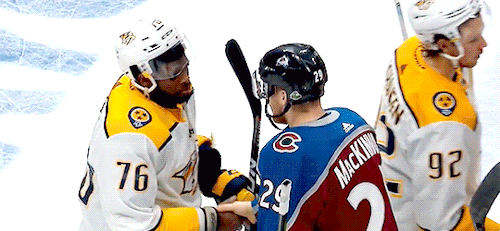 markusnutivaaras:22/04/18: PK and Nate Mac in the handshake line