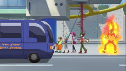 kaiowut99:  maladaptivemongoose:  roseknighthood:  someone who hasn’t seen arc v, explain what’s happening  The children who were abducted by a man with a blue van escape and set the man on fire. They are now going to steal the van.  Grand Theft Auto