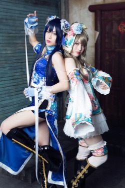 cosplay-soul:  Umi Sonoda & Kotori Minami