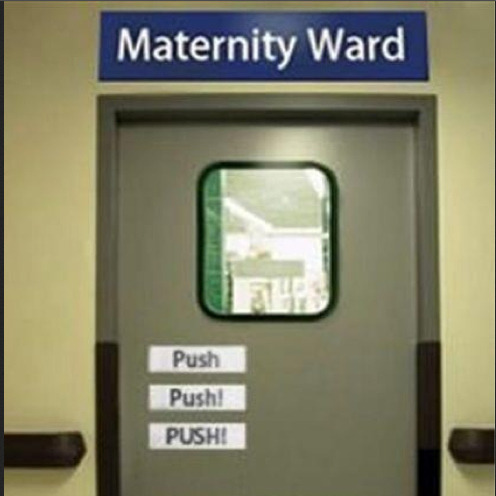 welele:  Antigualla Weleliana La puerta de una sala de maternidad