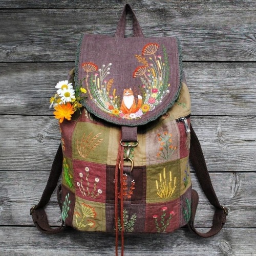 eyeheartfarms: Backpack for an afternoon forage in an Autumn wood