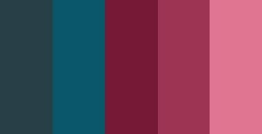 color-palettes:  Let’s Eat Macarons - Submitted by Pata-Pon-Don-Chaka#283f47 #095869