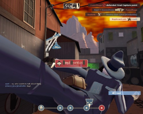 raideo:  buttermilkdad:  big-band:  i went to play tf2 but then the game went on lsd   ah yes my favorite disguise…white oval  spy can pull off the white oval flawlessly. so eliptical 