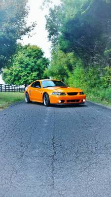 fuckyeahfordmustangs:  Here’s my lamborghini orange 99 :) —- Sweet!