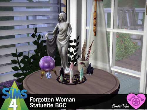 Forgotten Woman Statuette BGCSims 4, base game compatibleThis was a giant statue &amp; I wanted 