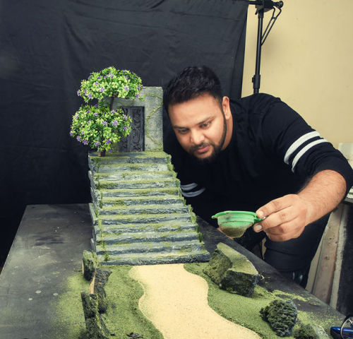 archiemcphee: The Department of Miniature Marvels just found its newest member: artist and photographer Vatsal Kataria, who recreates locations he visits in his dreams as miniature models and then takes beautifully lit, atmospheric photos that recreate