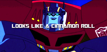 Optimus Prime + Cinnamon Roll