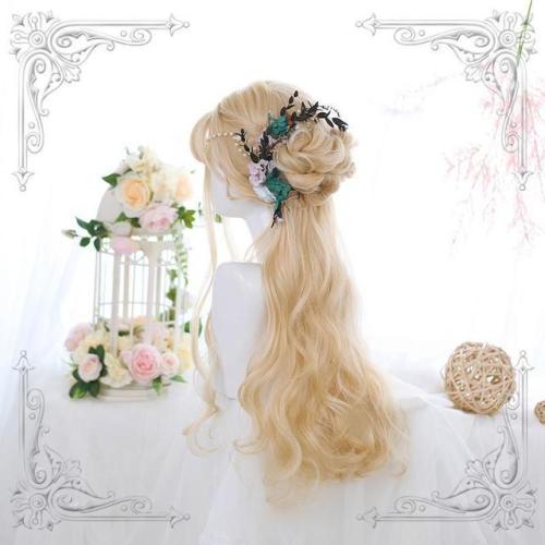 Cosplay Costume Long Curly Wig Bangs Hair starts at $40.90 ✨✨Tag your friend if you think he/she fit