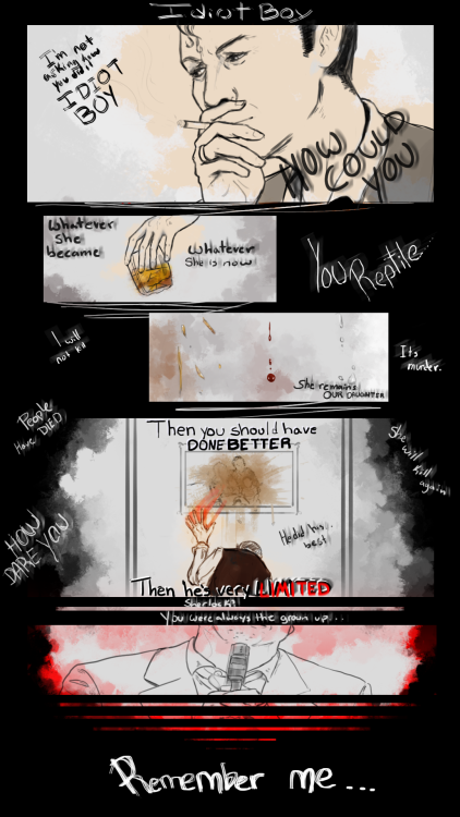 lavenderandvanilla: ambi-apocalypse: My first comic like art! Please be gentle! For the prompt of My