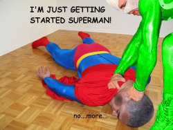 Superman defeated by Super kryptonite manÂ 