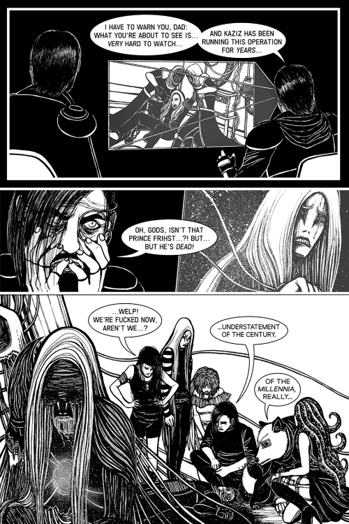 Here’s the latest page of my web comic series, BINARY STAR!Page 19-6Fun fact: Both the images being 