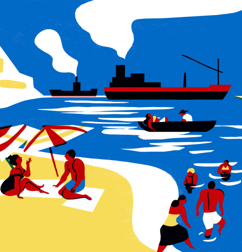 Illustration for the book “ Douce France” about french landscapes, published by Mil