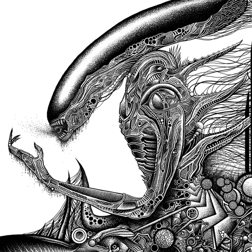 searinglimb:  Giger / Alien piece 