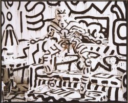 akaixab:Annie Leibovitz: Keith Haring, 1986 R. I. P.