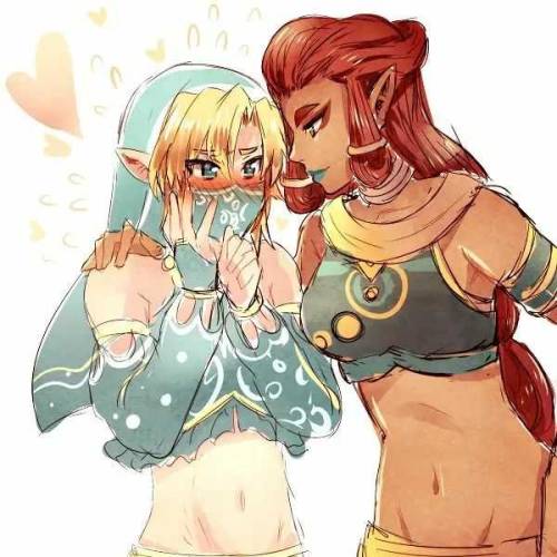 I&rsquo;m in love In the new Zelda game, link has to wear a Gerudo outfit as part of a main quest! H
