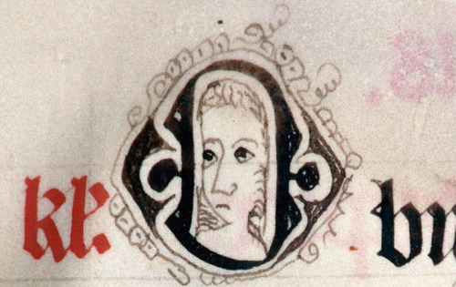 erikkwakkel:Portrait of a ladySome medieval images are just different. This one shows a close-up of 