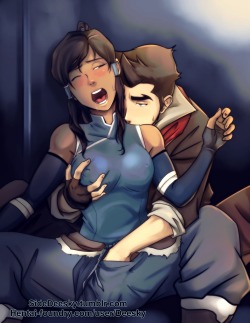 sidedeesky:  Finished version. This is what should happen on Book 2 episode 1.:PP.S.  Commissions are open. Info  oh korra~ &lt;3 &lt;3 &lt;3