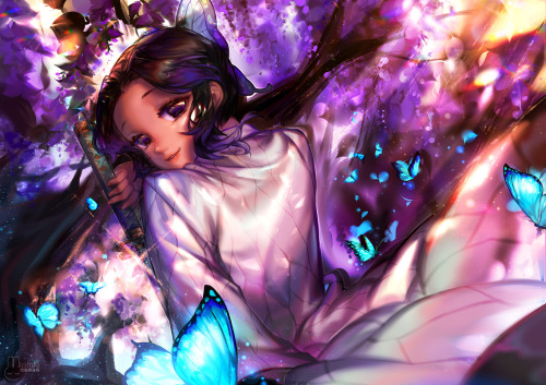 A Glimpse LookMy first full illustration of 2020 is Shinobu of course! <3