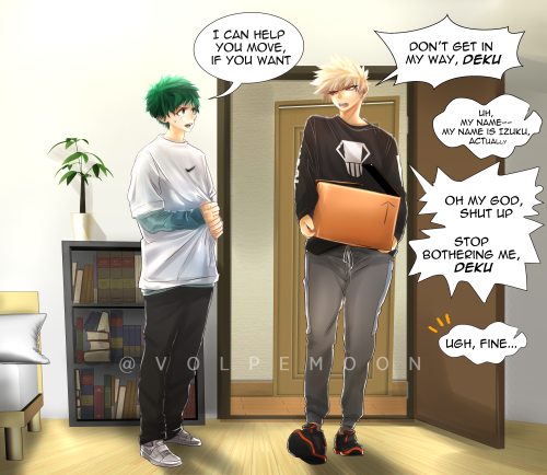 New fanart AU Roommates! this time it&rsquo;s for the story called “Love at worst sight” its my fav 