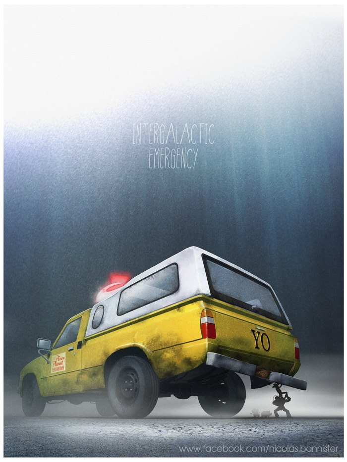 peorpodriaser:  albearrawr: pixalry: The Car Series - Created by Nicolas Bannister