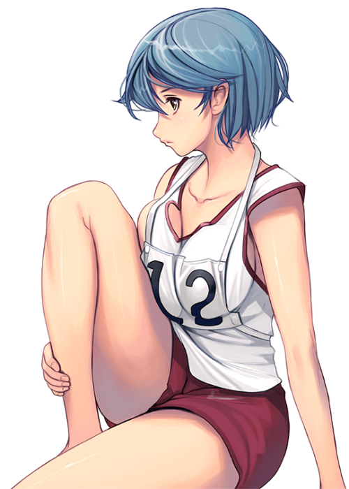 a-titty-ninja-with-a-water-gun:  「ゼッケン１２番」 by 河野　雅夫 | Twitter ๑ Permission to reprint was given by the artist ✔. 