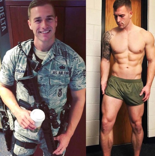 gaykinkysoldier:  militaryanduniforms:  Who is this guy!?!  In unifrom or ready for PT it doesn&